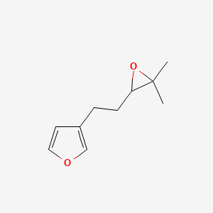 3-[2-(3,3-Dimethyloxiran-2-yl)ethyl]furan