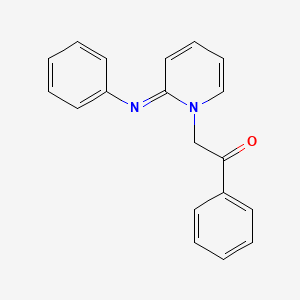 1-Phenyl-2-[(2E)-2-(phenylimino)pyridin-1(2H)-yl]ethan-1-one