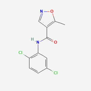 N-(2,5-Dichlorophenyl)-5-methyl-1,2-oxazole-4-carboxamide