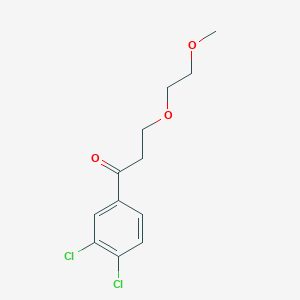 1-(3,4-Dichlorophenyl)-3-(2-methoxyethoxy)propan-1-one