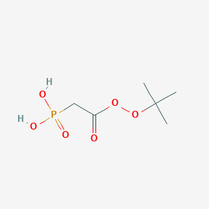 [2-(tert-Butylperoxy)-2-oxoethyl]phosphonic acid