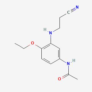 N-{3-[(2-Cyanoethyl)amino]-4-ethoxyphenyl}acetamide