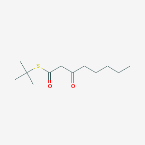 Octanethioic acid, 3-oxo-, S-(1,1-dimethylethyl) ester