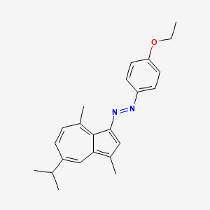 (E)-1-[3,8-Dimethyl-5-(propan-2-yl)azulen-1-yl]-2-(4-ethoxyphenyl)diazene