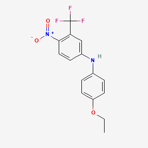 N-(4-Ethoxyphenyl)-4-nitro-3-(trifluoromethyl)aniline