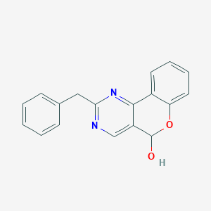 2-Benzyl-5H-[1]benzopyrano[4,3-d]pyrimidin-5-ol