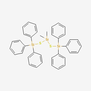 3,3-Dimethyl-1,1,1,5,5,5-hexaphenyltrisilathiane