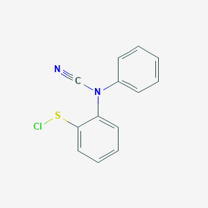 Benzenesulfenyl chloride, 2-(cyanophenylamino)-