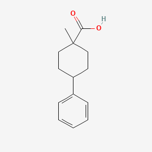 Cyclohexanecarboxylic acid, 1-methyl-4-phenyl-