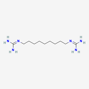 molecular formula C11H26N6 B14566081 Guanidine, N,N'''-1,9-nonanediylbis- CAS No. 61611-24-3