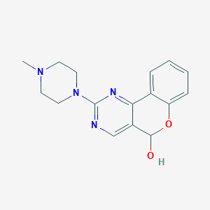 2-(4-Methylpiperazin-1-yl)-5H-[1]benzopyrano[4,3-d]pyrimidin-5-ol