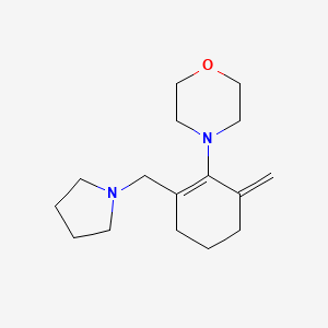 Morpholine, 4-[6-methylene-2-(1-pyrrolidinylmethyl)-1-cyclohexen-1-yl]-