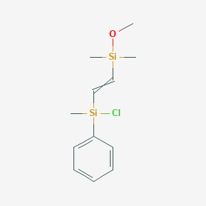 Chloro{2-[methoxy(dimethyl)silyl]ethenyl}methyl(phenyl)silane