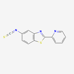 5-Isothiocyanato-2-(pyridin-2-yl)-1,3-benzothiazole