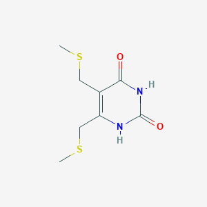 5,6-Bis[(methylsulfanyl)methyl]pyrimidine-2,4(1H,3H)-dione