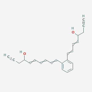 10-[2-(5-Hydroxyocta-1,3-dien-7-YN-1-YL)phenyl]deca-5,7,9-trien-1-YN-4-OL