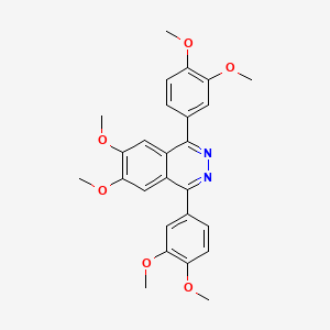 Phthalazine, 1,4-bis(3,4-dimethoxyphenyl)-6,7-dimethoxy-