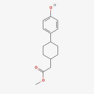 molecular formula C15H20O3 B1456623 2-((1s,4s)-4-(4-羟基苯基)环己基)乙酸甲酯 CAS No. 701232-67-9