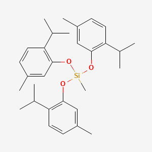 Methyltris[5-methyl-2-(propan-2-yl)phenoxy]silane