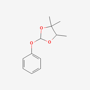 4,4,5-Trimethyl-2-phenoxy-1,3-dioxolane