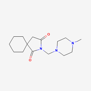 2-Azaspiro[4.5]decane-1,3-dione, 2-[(4-methyl-1-piperazinyl)methyl]-