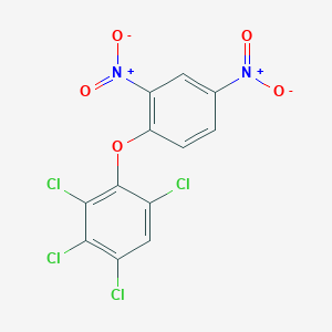 1,2,3,5-Tetrachloro-4-(2,4-dinitrophenoxy)benzene