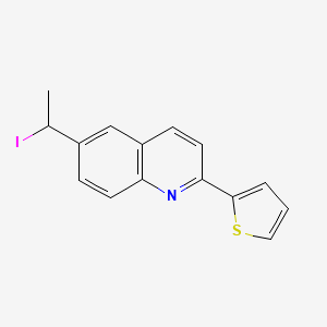 6-(1-Iodoethyl)-2-(thiophen-2-yl)quinoline