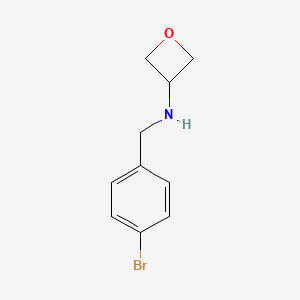 B1456635 N-(4-Bromobenzyl)oxetan-3-amine CAS No. 1342610-11-0