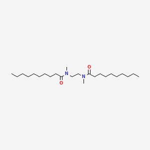 molecular formula C24H48N2O2 B14566369 N,N'-(Ethane-1,2-diyl)bis(N-methyldecanamide) CAS No. 61797-20-4