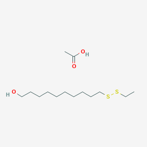 Acetic acid;10-(ethyldisulfanyl)decan-1-ol