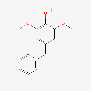 Phenol, 2,6-dimethoxy-4-(phenylmethyl)-