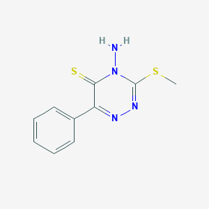 4-Amino-3-(methylsulfanyl)-6-phenyl-1,2,4-triazine-5(4H)-thione