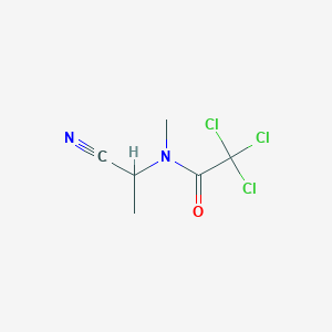 2,2,2-Trichloro-N-(1-cyanoethyl)-N-methylacetamide