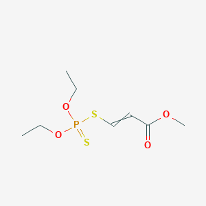 Methyl 3-[(diethoxyphosphorothioyl)sulfanyl]prop-2-enoate