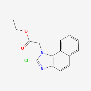 Ethyl (2-chloro-1H-naphtho[1,2-d]imidazol-1-yl)acetate