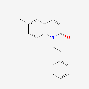 4,6-Dimethyl-1-(2-phenylethyl)quinolin-2(1H)-one