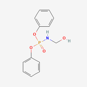 Diphenyl N-(hydroxymethyl)phosphoramidate