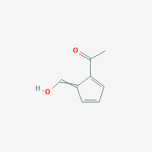 1-[5-(Hydroxymethylidene)cyclopenta-1,3-dien-1-yl]ethan-1-one