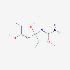 methyl N'-(3,5-dihydroxyhept-4-en-3-yl)carbamimidate