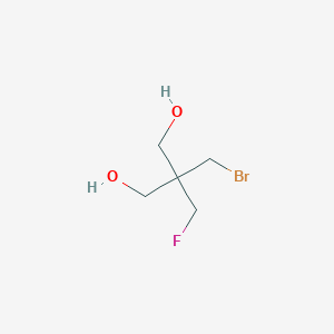 2-(Bromomethyl)-2-(fluoromethyl)propane-1,3-diol