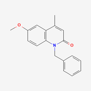 1-Benzyl-6-methoxy-4-methylquinolin-2(1H)-one