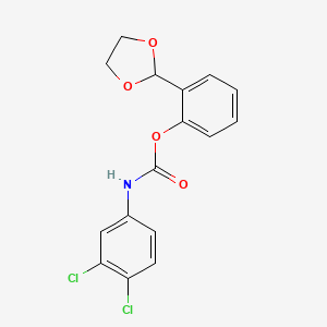 2-(1,3-Dioxolan-2-yl)phenyl (3,4-dichlorophenyl)carbamate