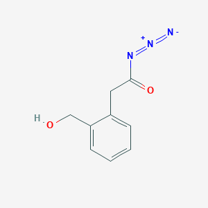 [2-(Hydroxymethyl)phenyl]acetyl azide