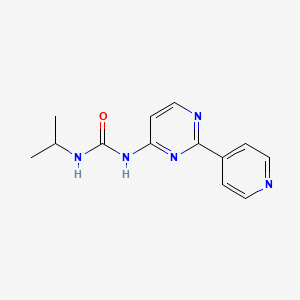 N-Propan-2-yl-N'-[2-(pyridin-4-yl)pyrimidin-4-yl]urea