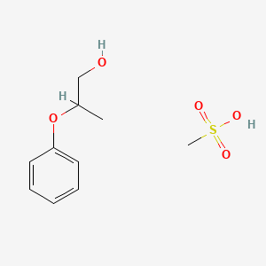 Methanesulfonic acid;2-phenoxypropan-1-ol