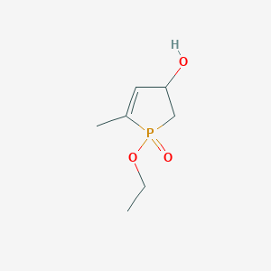 1-Ethoxy-3-hydroxy-5-methyl-2,3-dihydro-1H-1lambda~5~-phosphol-1-one