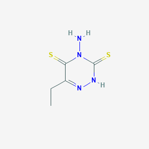 4-Amino-6-ethyl-1,2,4-triazine-3,5(2H,4H)-dithione