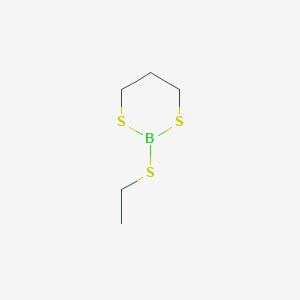 2-(Ethylsulfanyl)-1,3,2-dithiaborinane