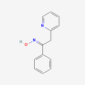 (1Z)-N-hydroxy-1-phenyl-2-(pyridin-2-yl)ethanimine