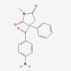 3-(4-Aminobenzoyl)-1-methyl-3-phenylpyrrolidine-2,5-dione